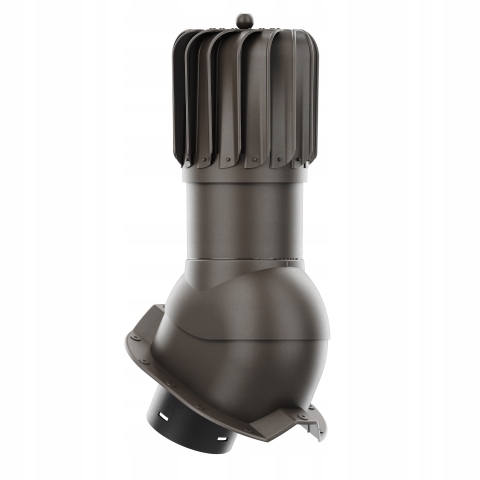 Rotačný krb Rotoline pre trapézový plech profil T35 fi 150 mm c. hnedý