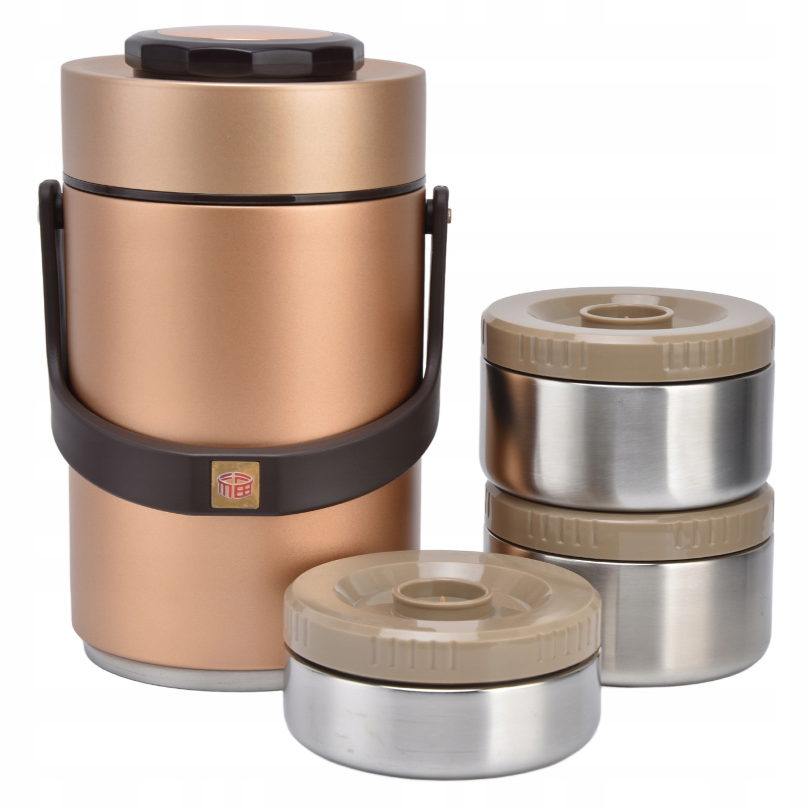 Termos Obiadowy Pojemnik 3 Warstwy 2,3 L Przenoś