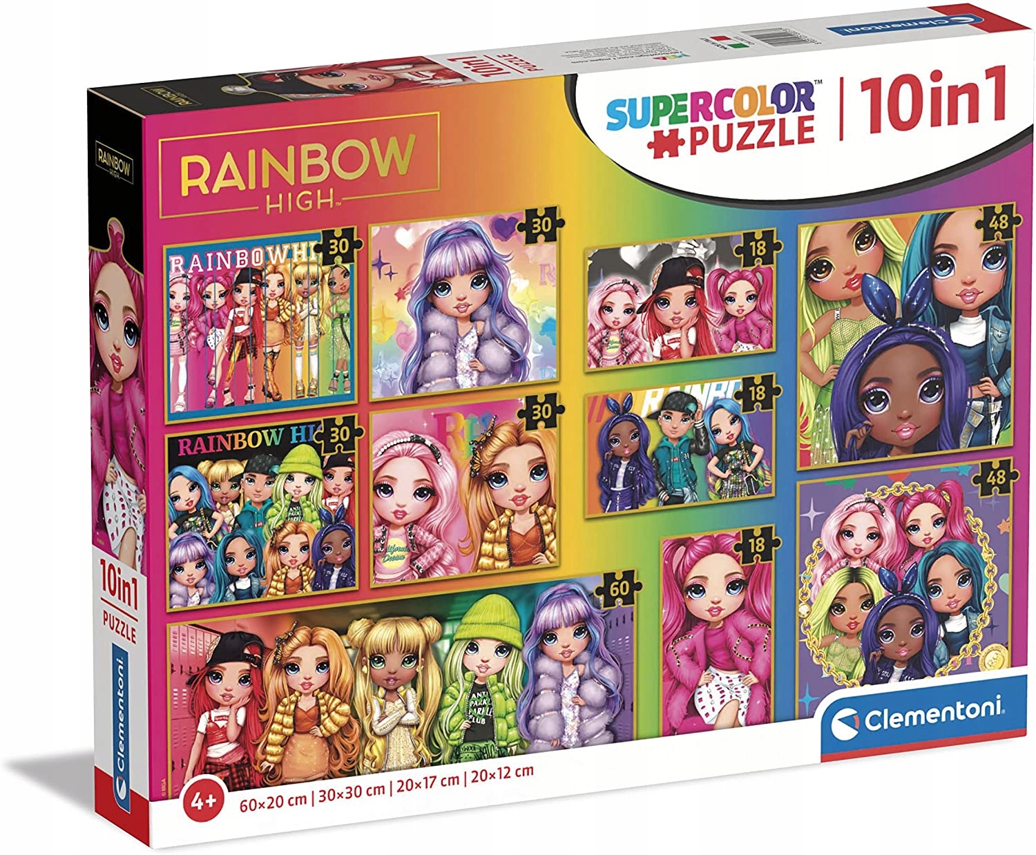 

Rainbow High Puzzle 10w1 Clementoni 20273
