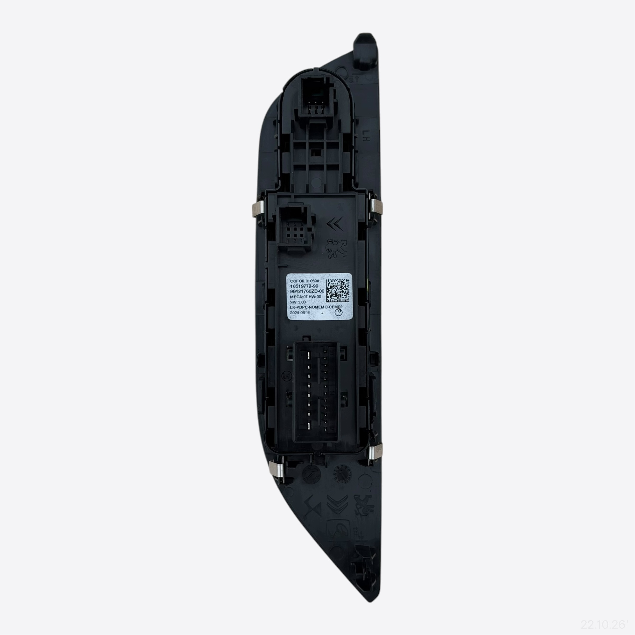 bouton unité de commande électronique uce vitre JEEP AVENGER 2024 année 98421760ZD