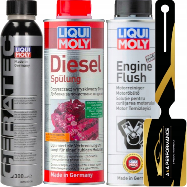 LIQUI MOLY ZESTAW PLUKANKA CERATEC CZYSCI WTRYSKI