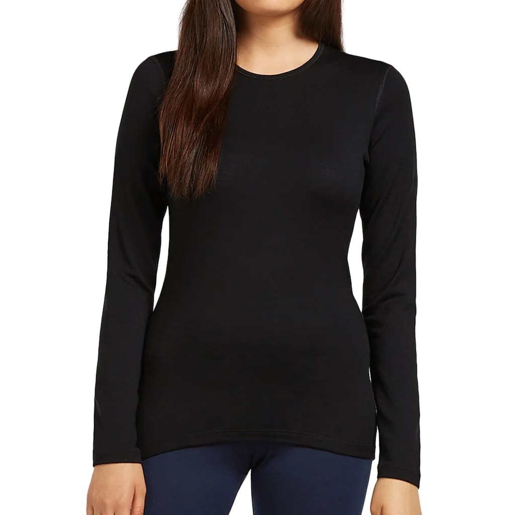 Dámské termoaktivní tričko Icebreaker Merino 260 Oasis Long Black M
