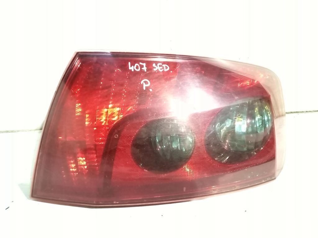 Peugeot 407 sedan light right rear part rear