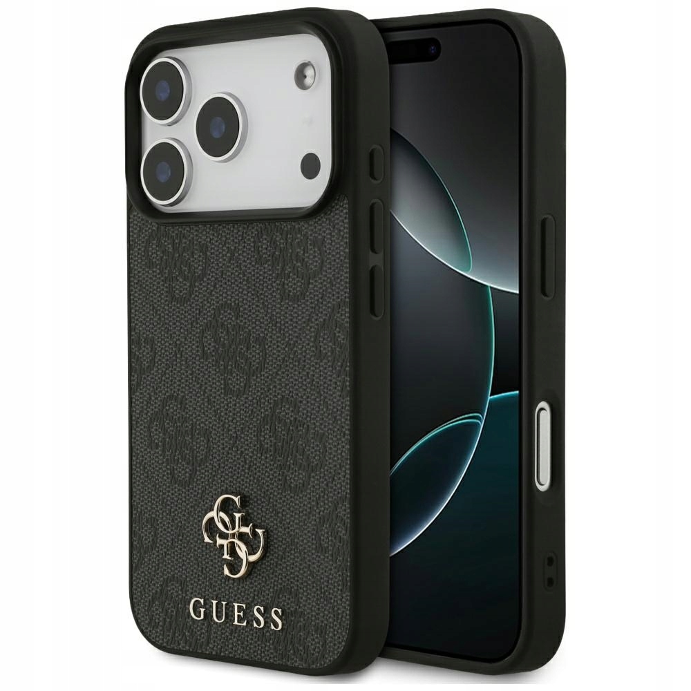 Pouzdro Guess 4G Small Classic Logo MagSafe pro iPhone 17 Pro, černé