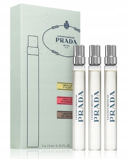 Prada Les Infusions Súprava 3x10ml Vanille Ylang Rhubarbe Discovery Set