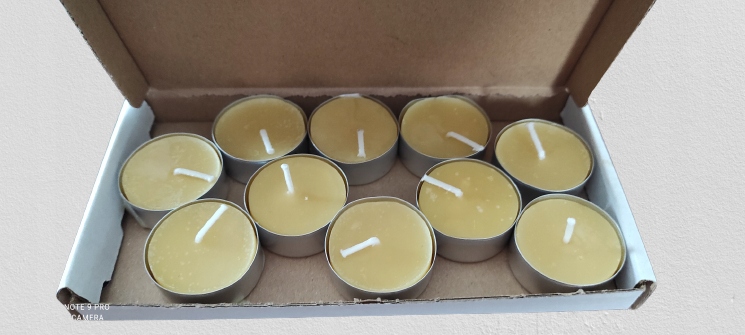 

Świeca tealight z wosku pszczelego 10szt