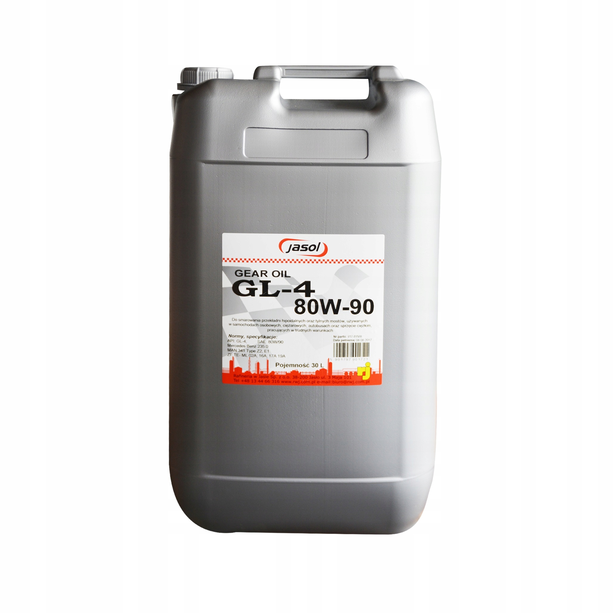 

Olej Przekładniowy Hipol GL-4 80W90 30 L