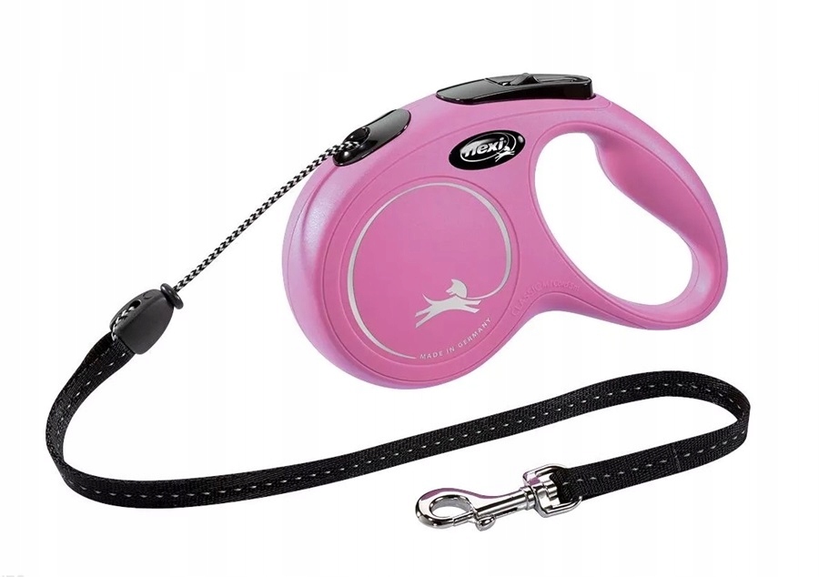 

Flexi New Classic S linka 5m do 12kg różowa