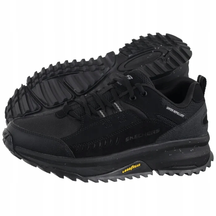 Pánské trekové boty Skechers Bionic Trail Road Black 237219 Černé