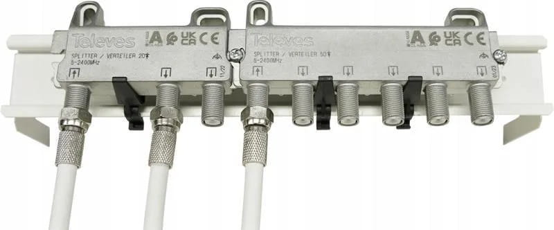 Rozgałęźnik 1/ 4 Rozdzielacz Sygnału do Dekodera TV Anten DVB-T2 Spliter 4x Stan opakowania oryginalne