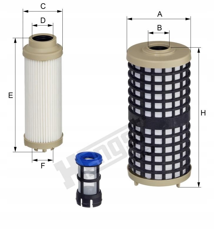 E429KP D243-3 - Картридж топливного фильтра Hengst E429KPD2433