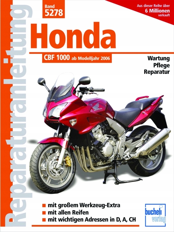 Honda CBF 1000 (2006-2008) - посібник з ремонту