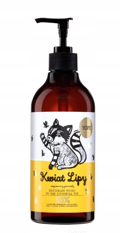 

Yope, Mydło do rąk, Kwiat lipy 98%, 500 ml
