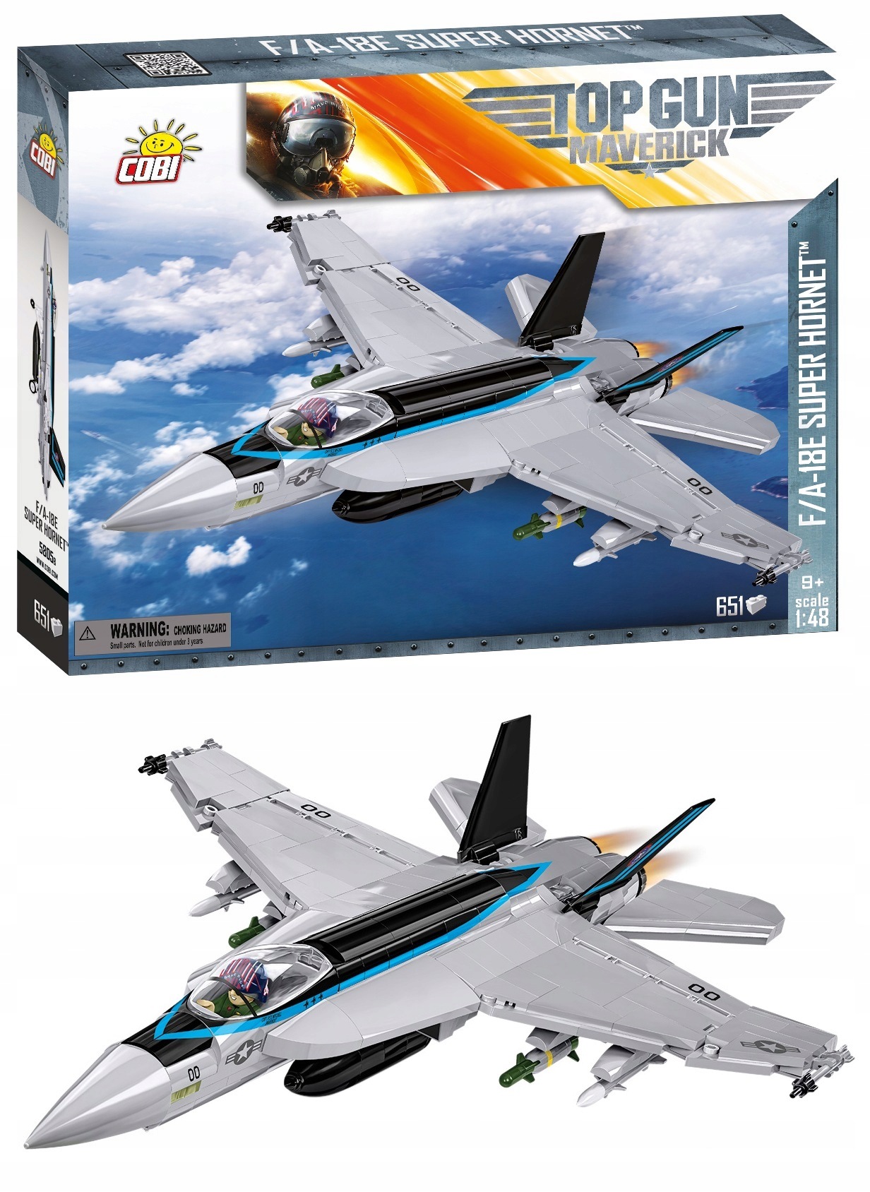 Klocki Cobi 5805B Samolot F/A-18E Hornet Top Gun Wersja 2026!!!