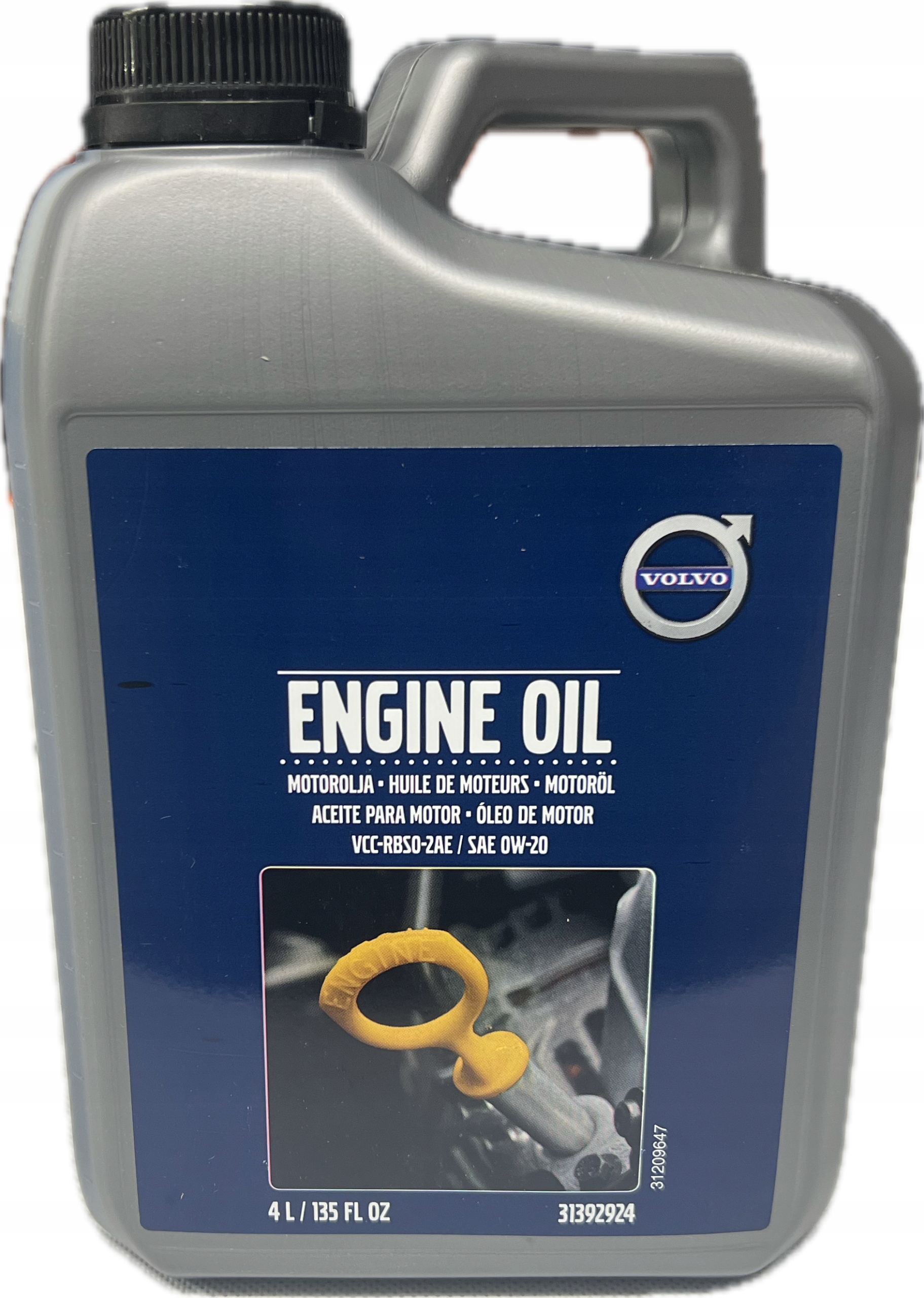 Olej Silnikowy 0W20 Oe Volvo 4 Litry 2,0 4 Cylindry 31392924