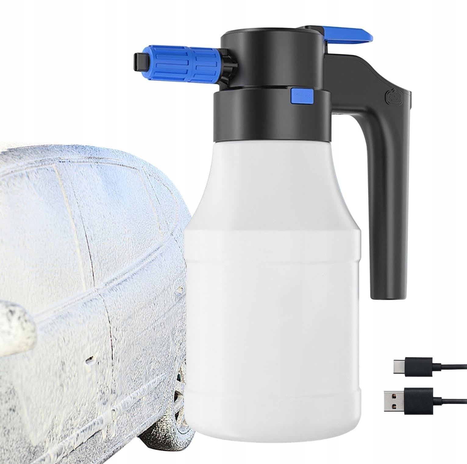 Bezdrátový Postřikovač 1,5L Pro Myčku Automobilová 2600mah