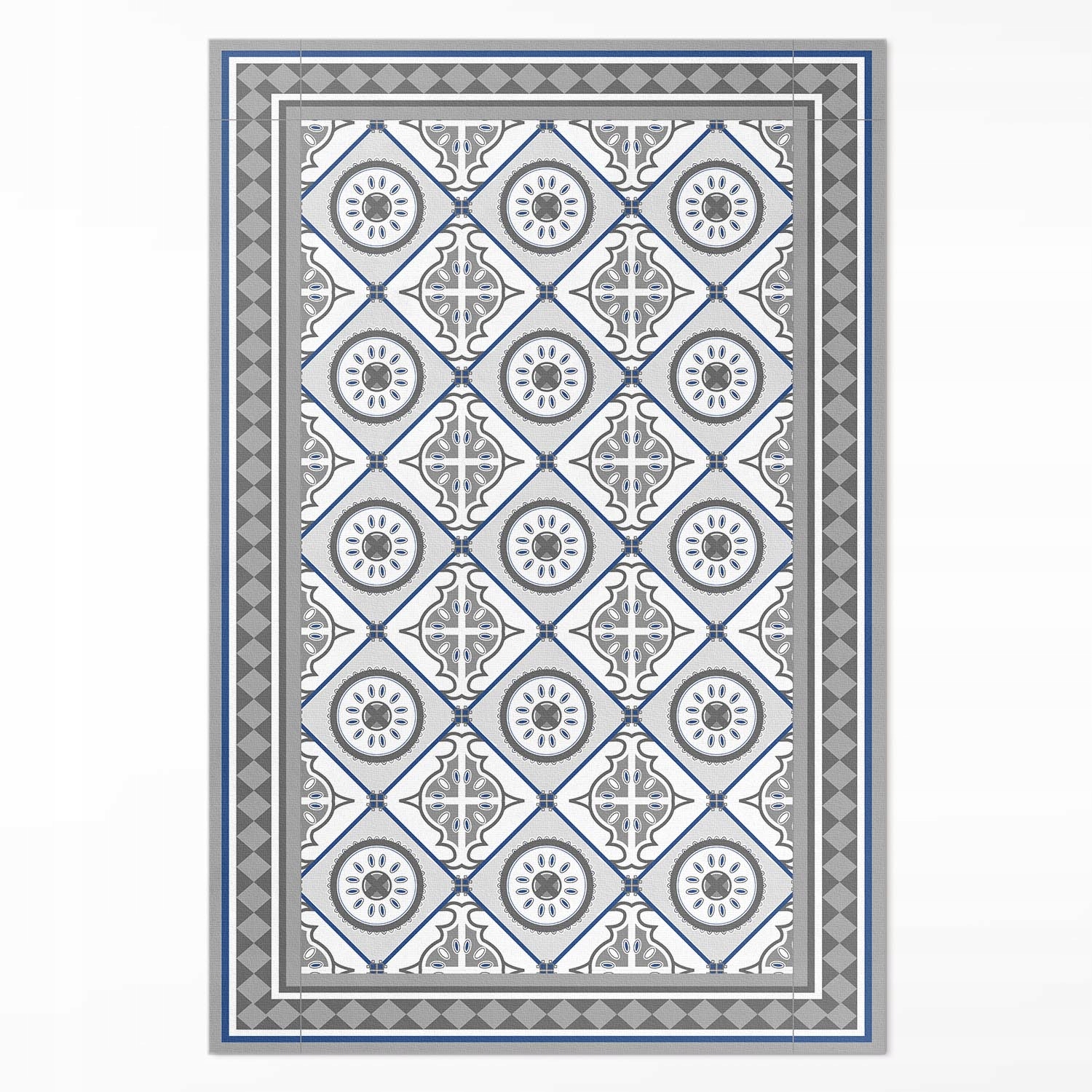 Pvc koberec do kuchyne Geometrické ornamentálne kosoštvorce dlaždice Veľký 140 x 210 cm