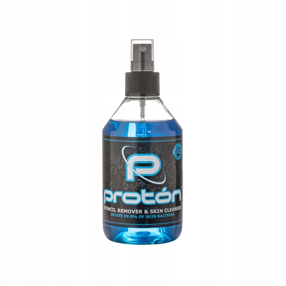 Odstraňovač vzorů na tetování Proton Stencil Remover & Skin Cleanser 250 ml Blue