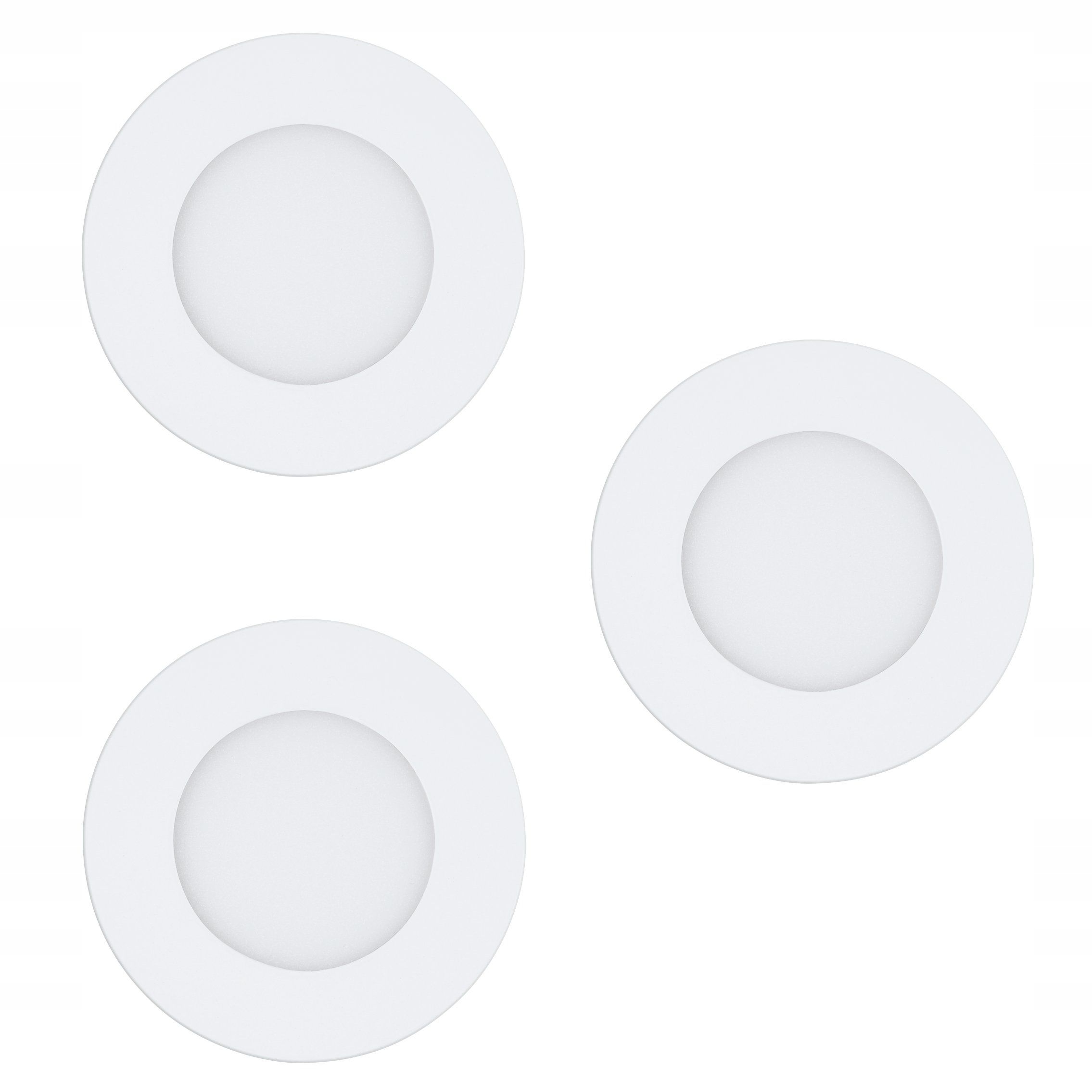 Svítidlo pro zapuštění 3x Led kulaté stropní svítidlo světlo ⌀8,5cm 2,8W Eglo 2700-6500K Connect.Z