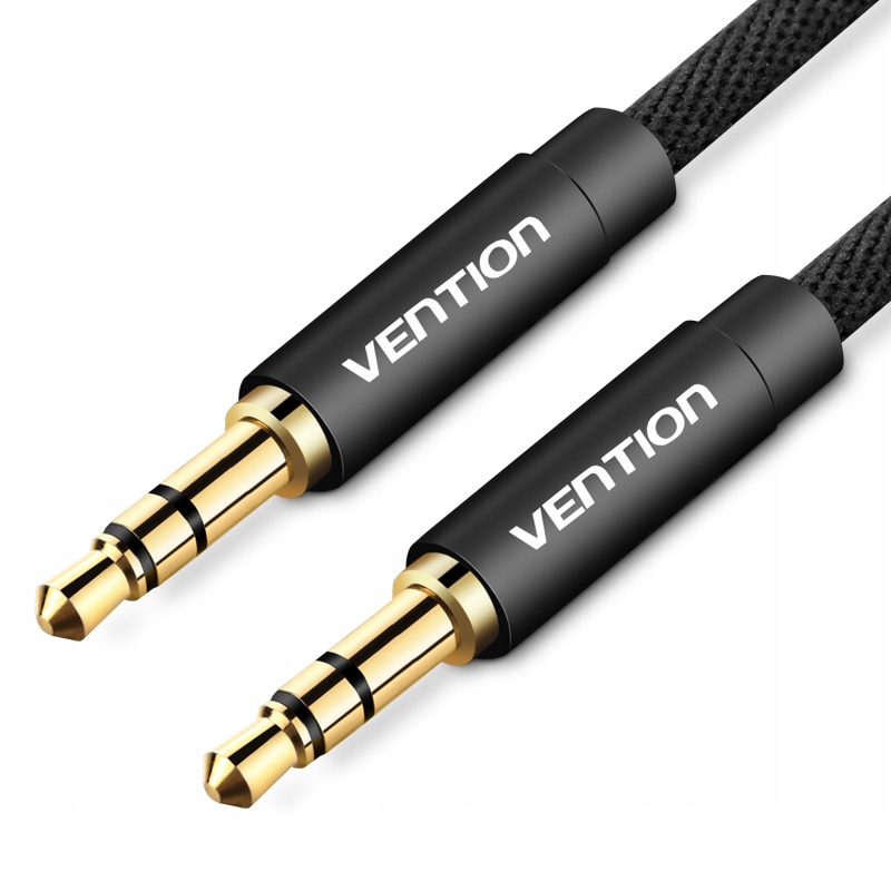 VENTION OFC Jack-Jack 3.5mm AUX PVC + Oplot 0,5m Złącza minijack 3,5 mm - minijack 3,5 mm