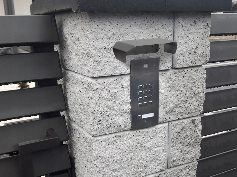 Daszek do Wideodomofonu Osłona Ochrona Nierdzewna Rodzaj inny