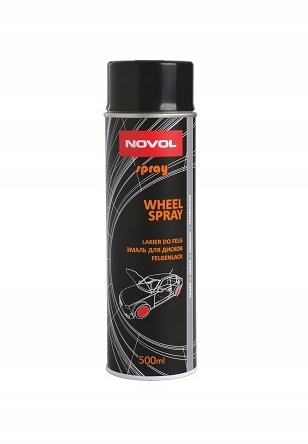 

Novol Wheel Spray Lakier do Felg Kołpaków Czarny
