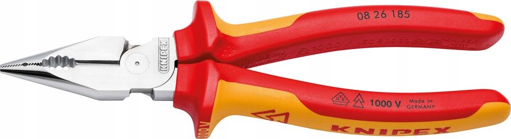 Univerzální špičaté kleště kombinačky Vde 185 mm 08 26 185 Knipex