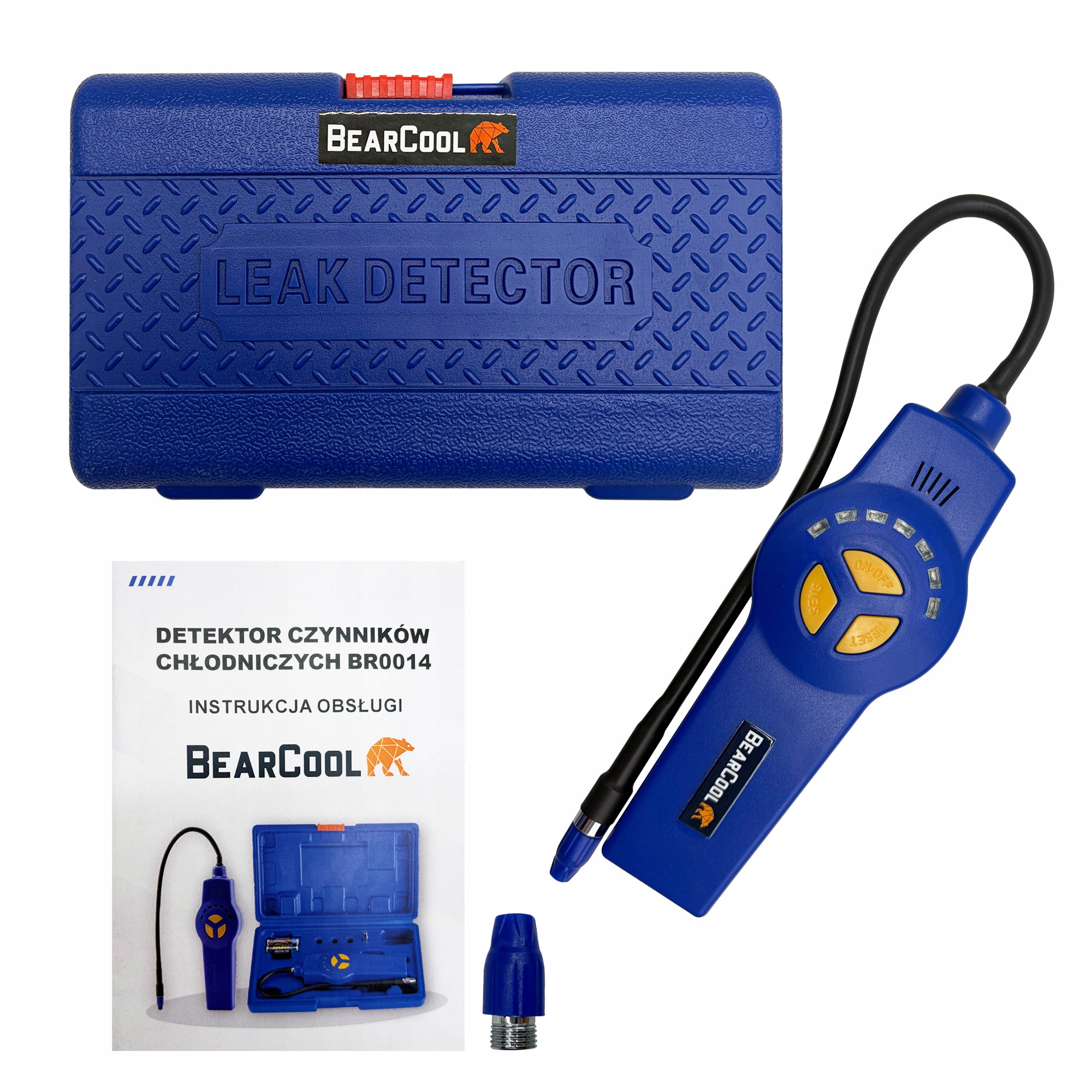 Detektor netěsností chladiv R134a R410a R407c R404a