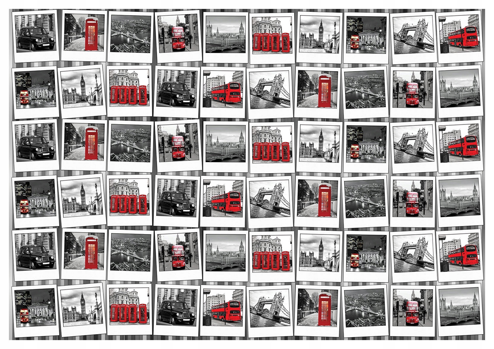 Fototapeta flizelina London Polaroid vzpomínky koláž akcent 254x184 lepidlo