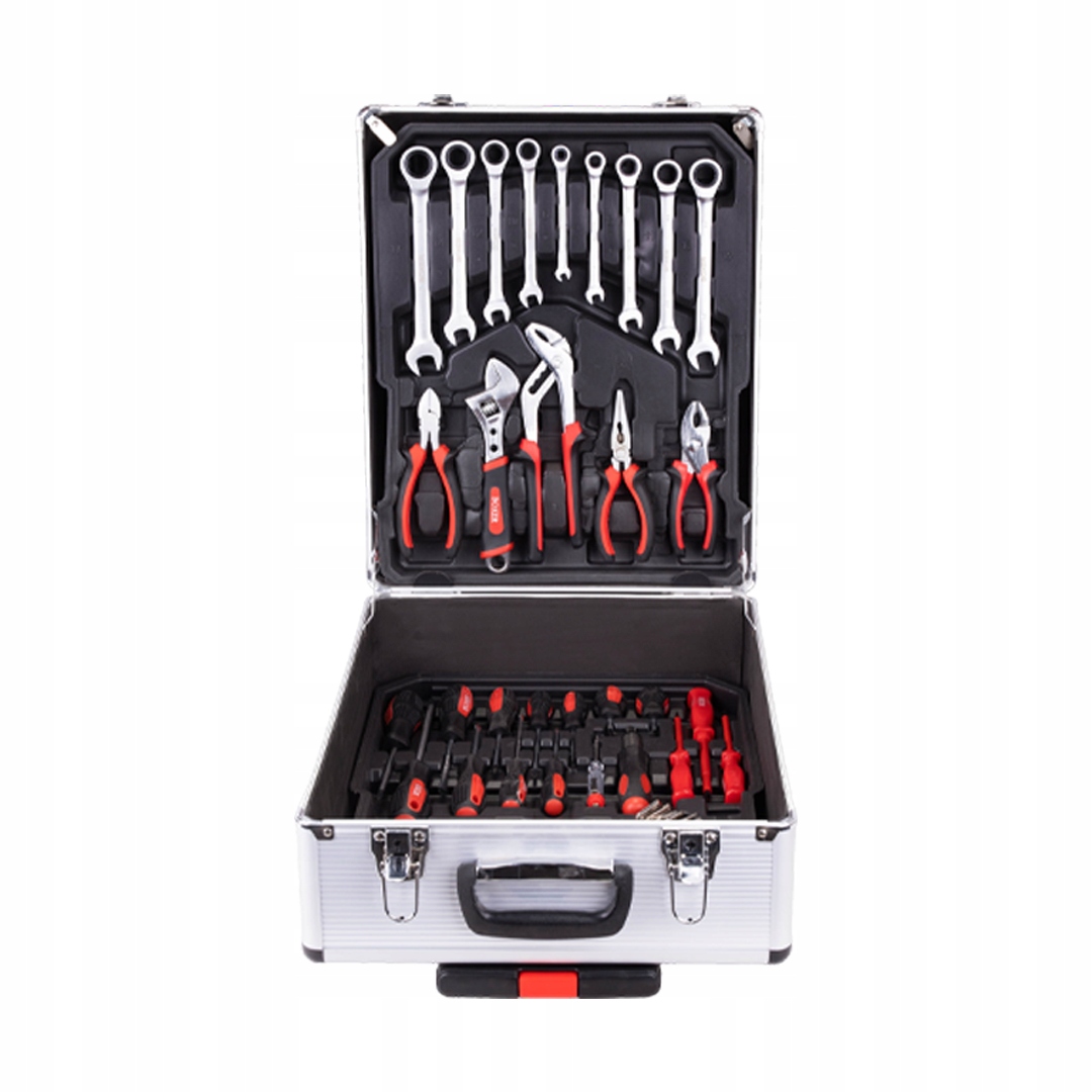 WALIZKA NARZĘDZIOWA NA KÓŁKACH ZESTAW NARZĘDZIA WARSZTATOWE 599 ELEMENTÓW Marka bez marki