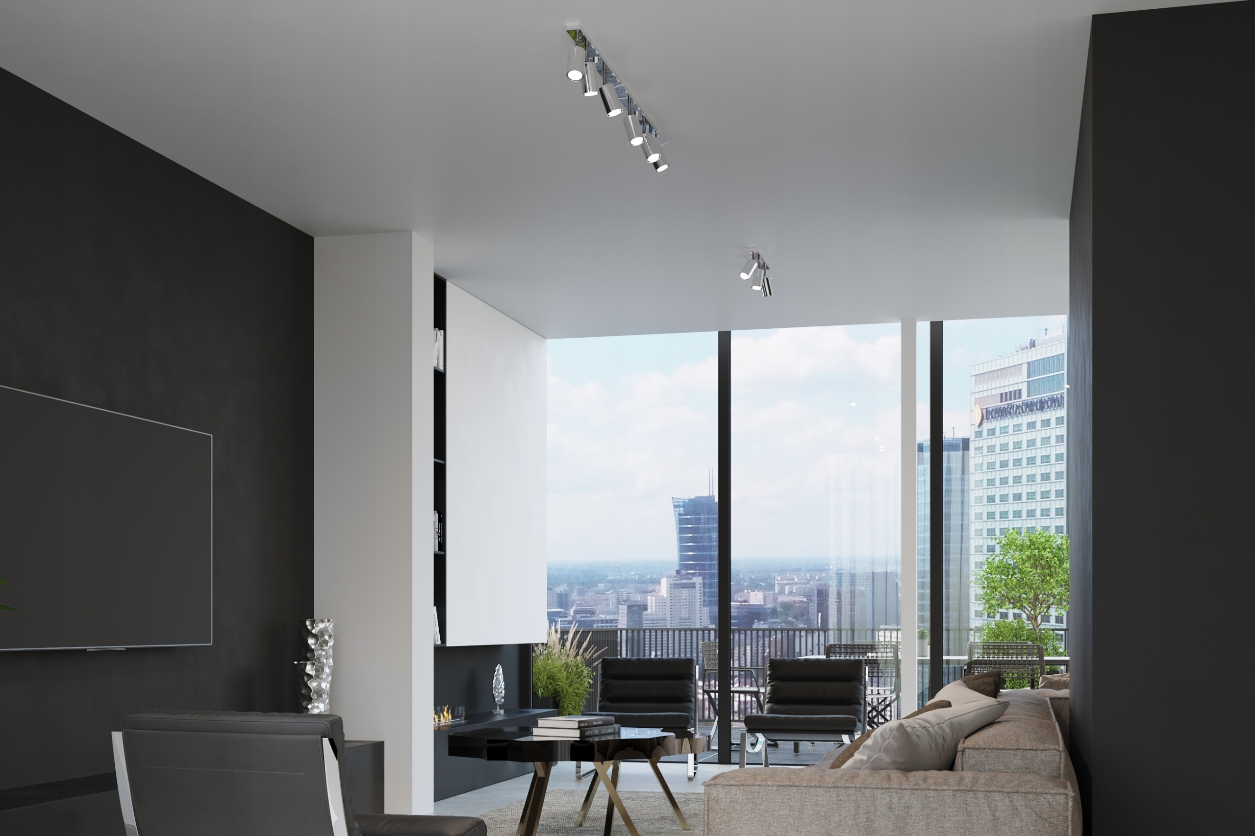 Plafon RING 6L chrom Listwa GU10 SL.0732 SOLLUX Rodzaj gwintu GU10