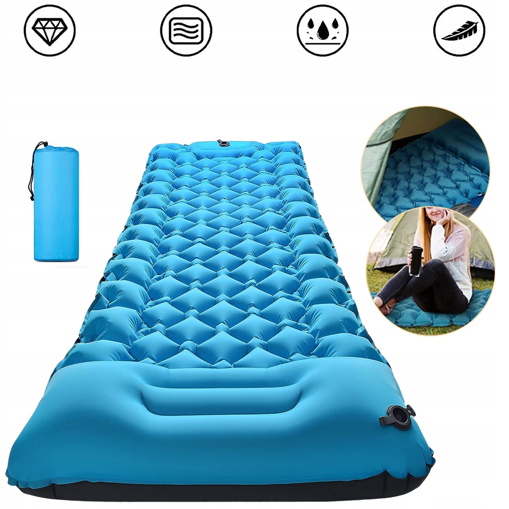 Nafukovací Podložka Na Spaní S Vestavěnou Nožní Pumpou, Matrace