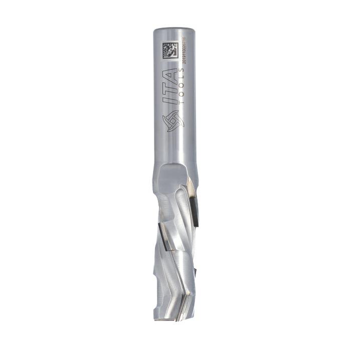 Ita Tools diamantová fréza Z1+1 D18 I45 L103 S16 mm 3 spirály pouzdro Ocel