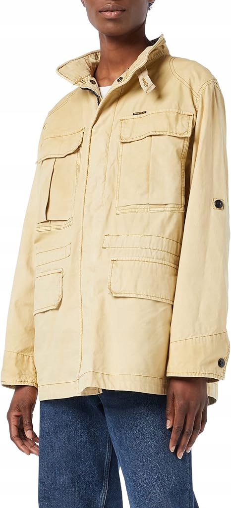 G-star Dámská Béžová Bavlněná Bunda XL Jsj