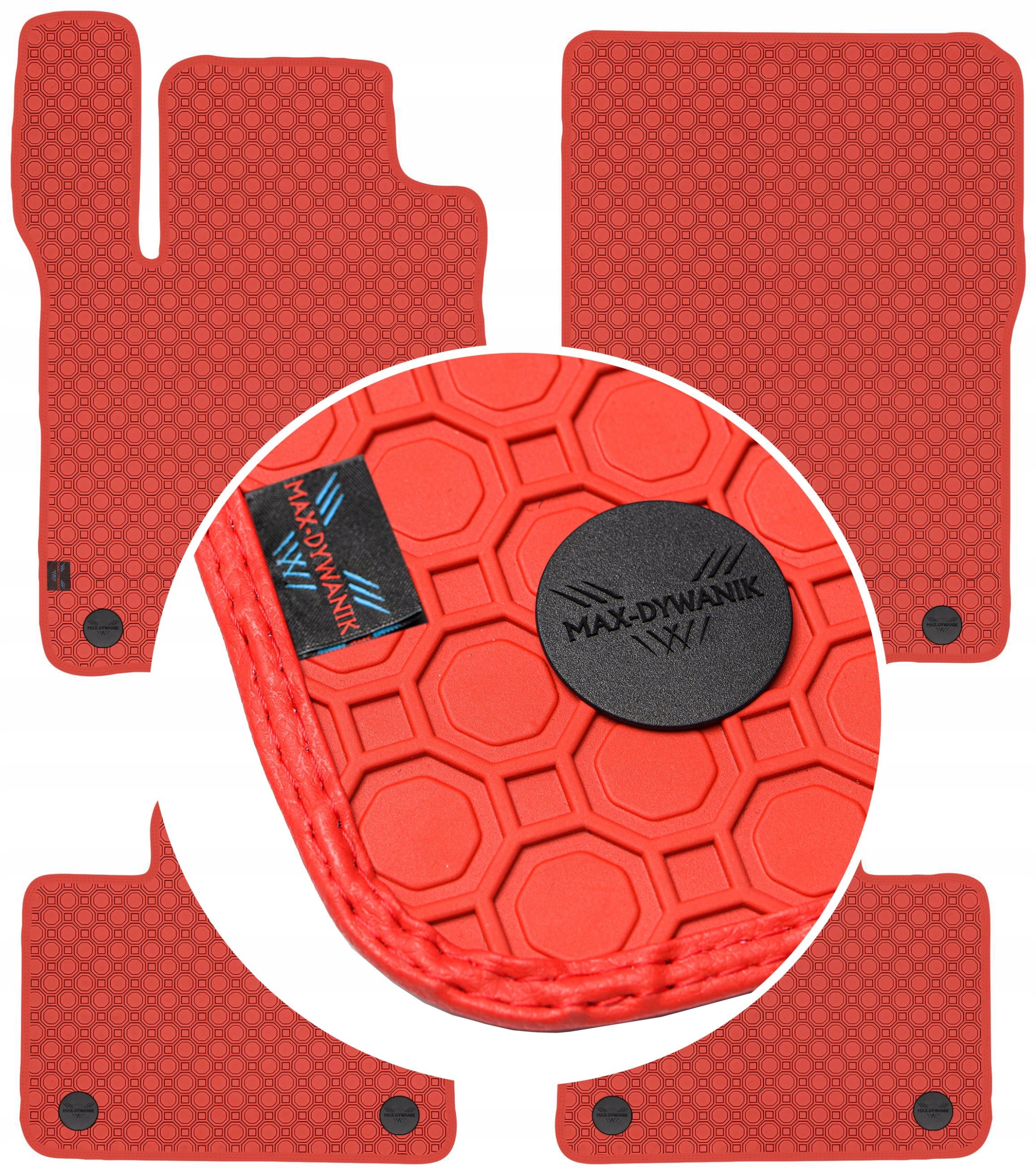 Mercedes Gle W166 2015-2019 Koberce Červené