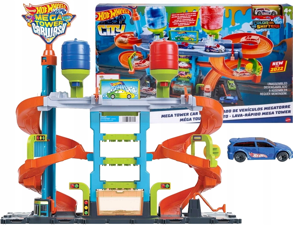 

Hot Wheels City Zakręcona Megamyjnia HDP05