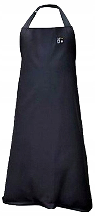 Kyselinovzdorná zástěra Pros 124 černá pro výšku 182-188 cm