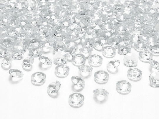 

Kryształki, Diamentowe dekoracja stołu- 100szt