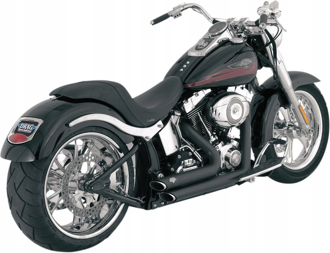 Výfukový Harley Flst 1340 Shortshots Staggered Čierna