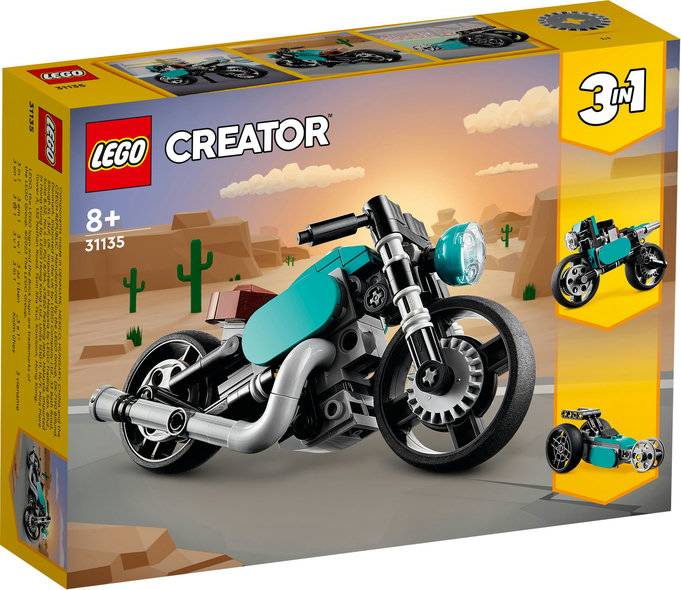 LEGO 31135 CREATOR 3W1 MOTOCYKL VINTAGE DRAGSTER