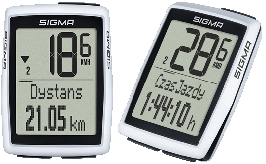PRZEWODOWY LICZNIK ROWEROWY SIGMA 12.0 WR PODŚWIETLENIE POLSKIE MENU IPX8 Model BC 12.0 WR