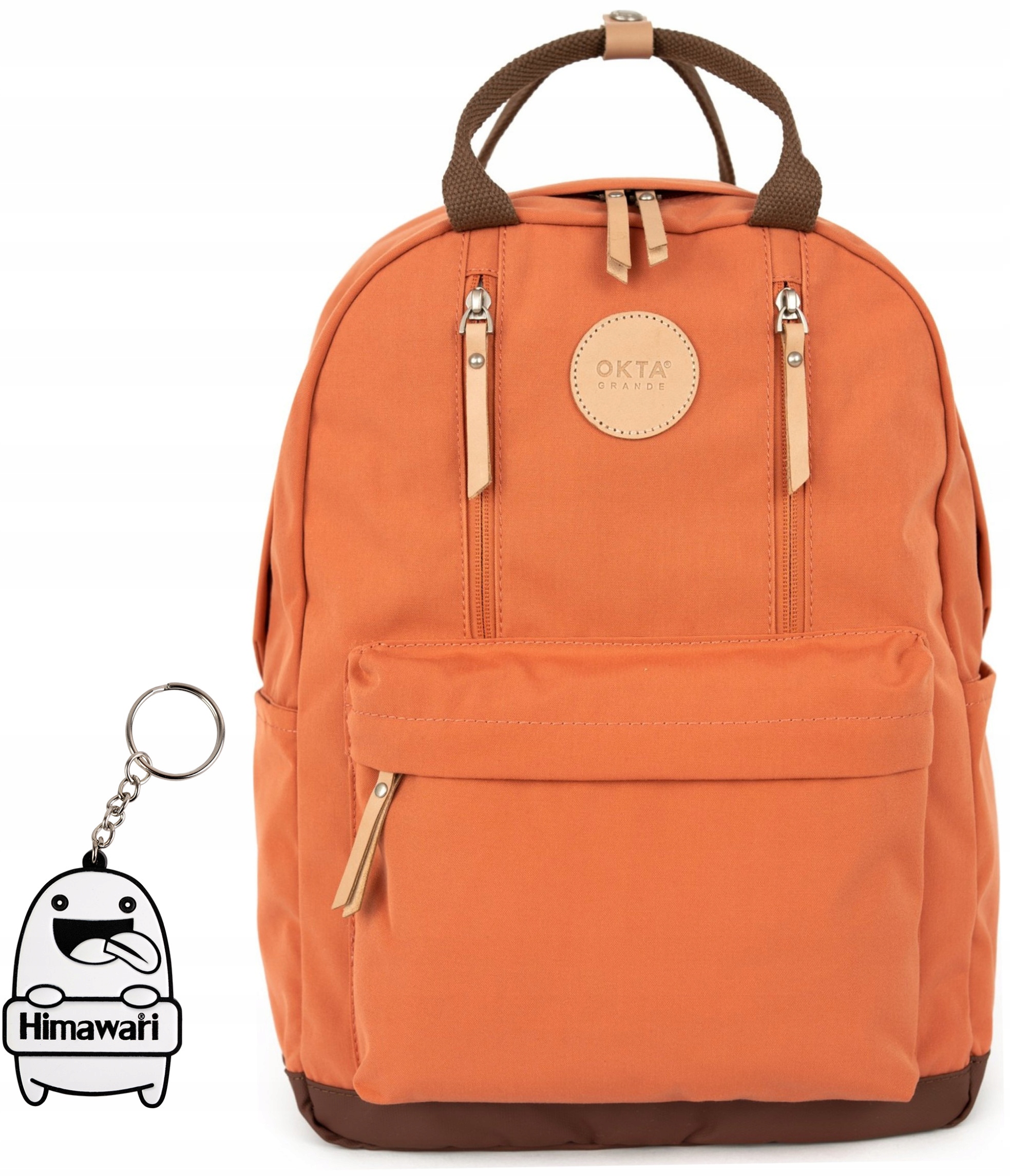 Plecak bagaż podręczny Himawari Okta Divided M turystyczny podróżny Rudy