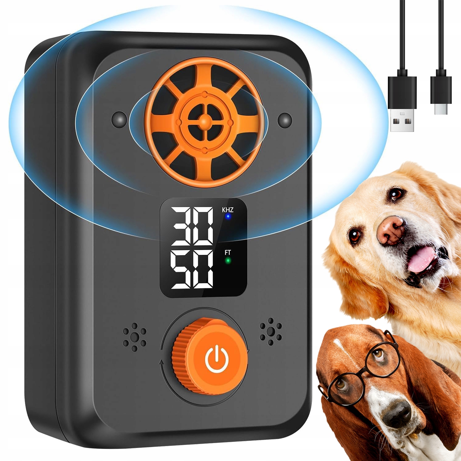 Zařízení Proti Štěkání Ultrazvukové Usb Protištěkací Odpuzovač