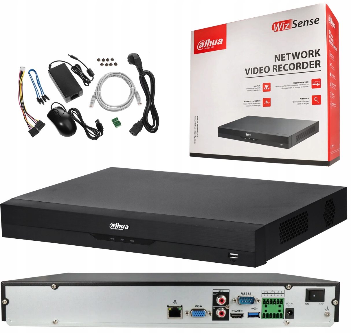 Ip rekordér Dahua NVR5232-EI 32ch WizSense AcuPick Silný