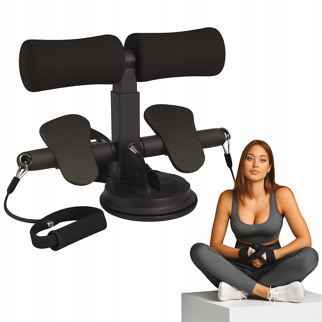 Sit Up Sprzęt treningowy, do ćwiczeń z przyssawkami trening brzucha fitness