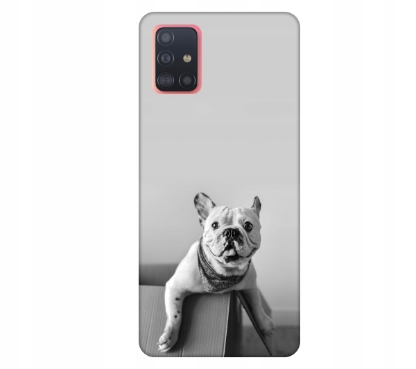 

Etui pokrowiec do Samsung Galaxy A51 Pies buldog f