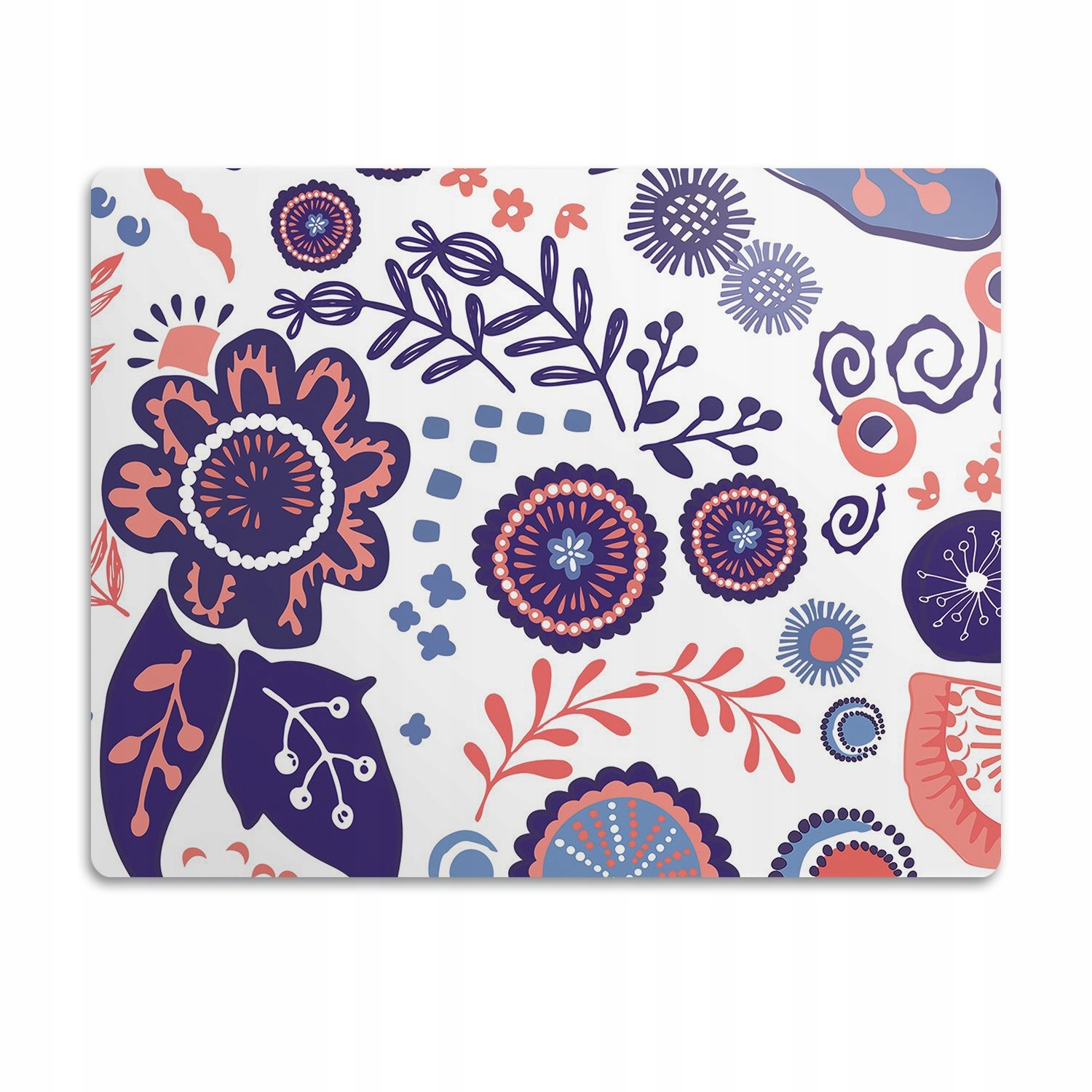 Pro kočky psa podložka pod misku Vzor květiny 60x40