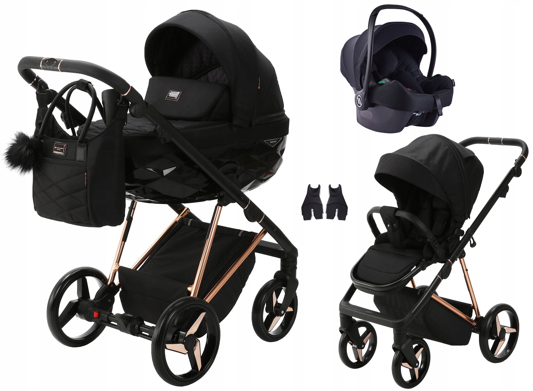 WÓZEK ADAMEX QUANTUM SPECIAL AVIONAUT COSMO 3w1 kol. TK 619 SE