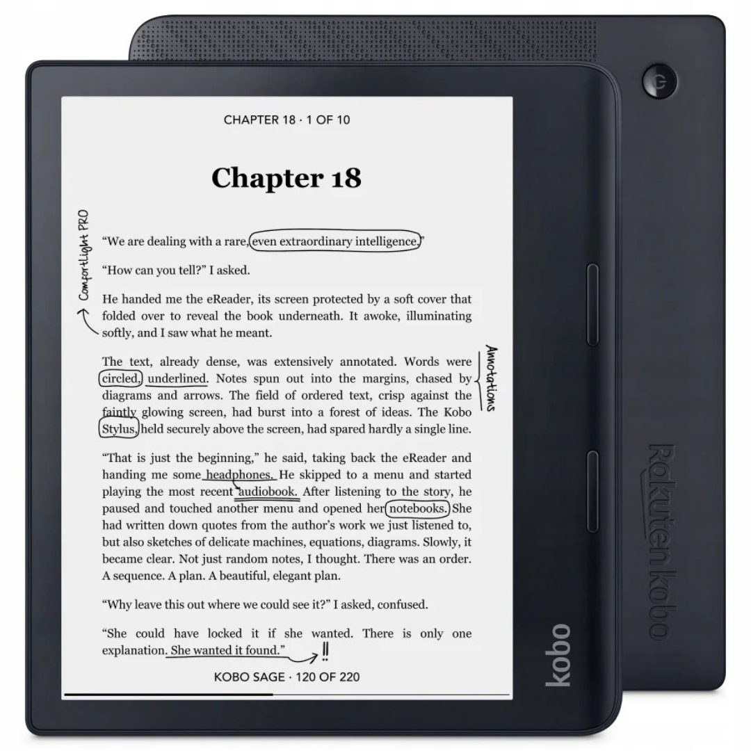 Čítačka Ebook Kobo Libra Colour 7" 32GB Obrazovka E-Ink Kaleido 3 Čierna