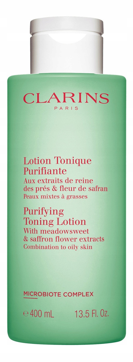 Clarins Purifying tonik oczyszczający do skóry tłustej i mieszanej 400ml